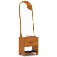 Toucador Organic Com Espelho 1 Gaveta E Nicho Ej Móveis Freijó - 1