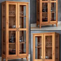 Buffet Aparador 3 Portas 3 Gav. 156 Cm E Cristaleira 2 Portas Bella Slim Carvalho Fosco - 3