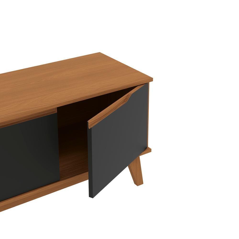 Rack Kappesberg 3 Portas Branco/preto Fosco 136cm - 8