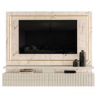Painel Suspenso Tv 75 Polegadas Gaia Calacata Off White Madetec - 1