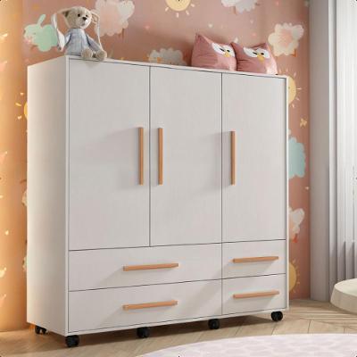 Cômoda 3 Portas 4 Gavetas Seth Branca Caemmun