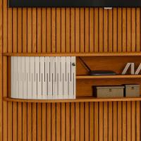 Painel Home Suspenso Tv 65 Polegadas New Monte Carlo Cinamomo Off White Madetec