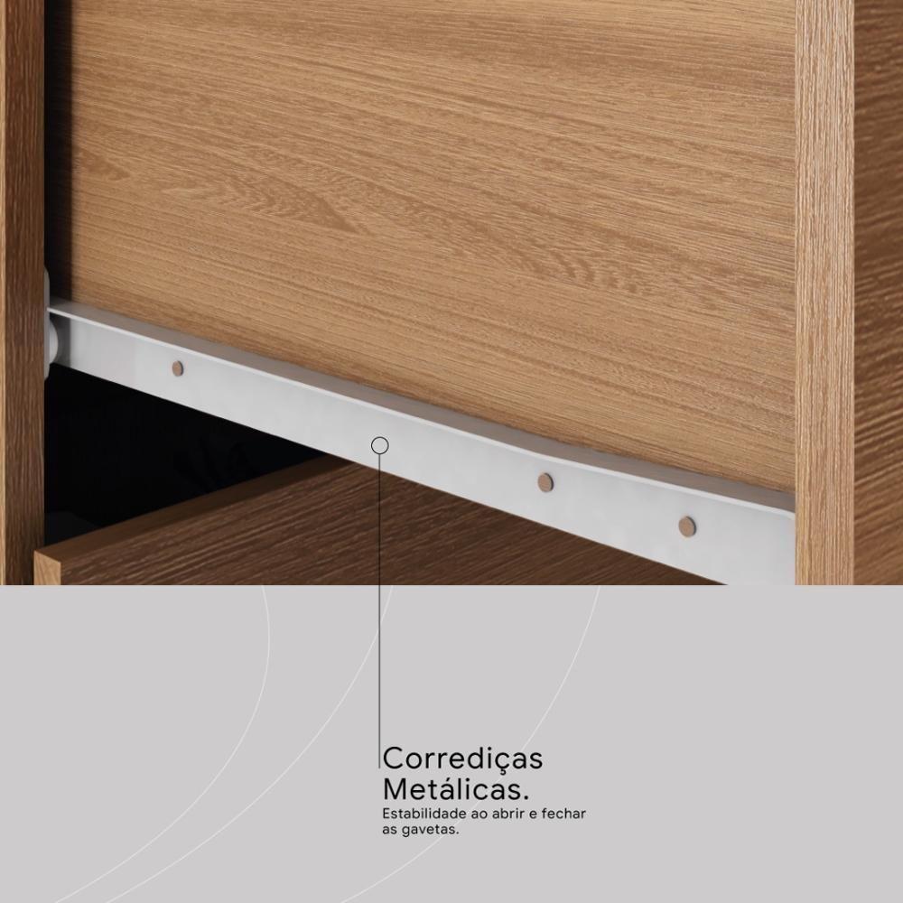 Cabeceira Casal 216 Cm Orlando Amêndola Touch - 4