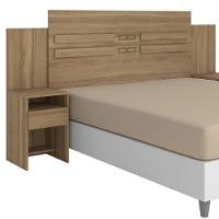 Cabeceira Casal 216 Cm Orlando Amêndola Touch - 9
