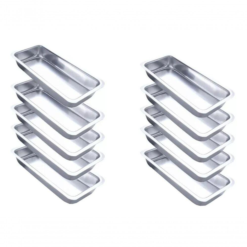 Kit 10 Formas Assadeira Pão Caseiro Gelo E Bolo Inglês N°3 - 1