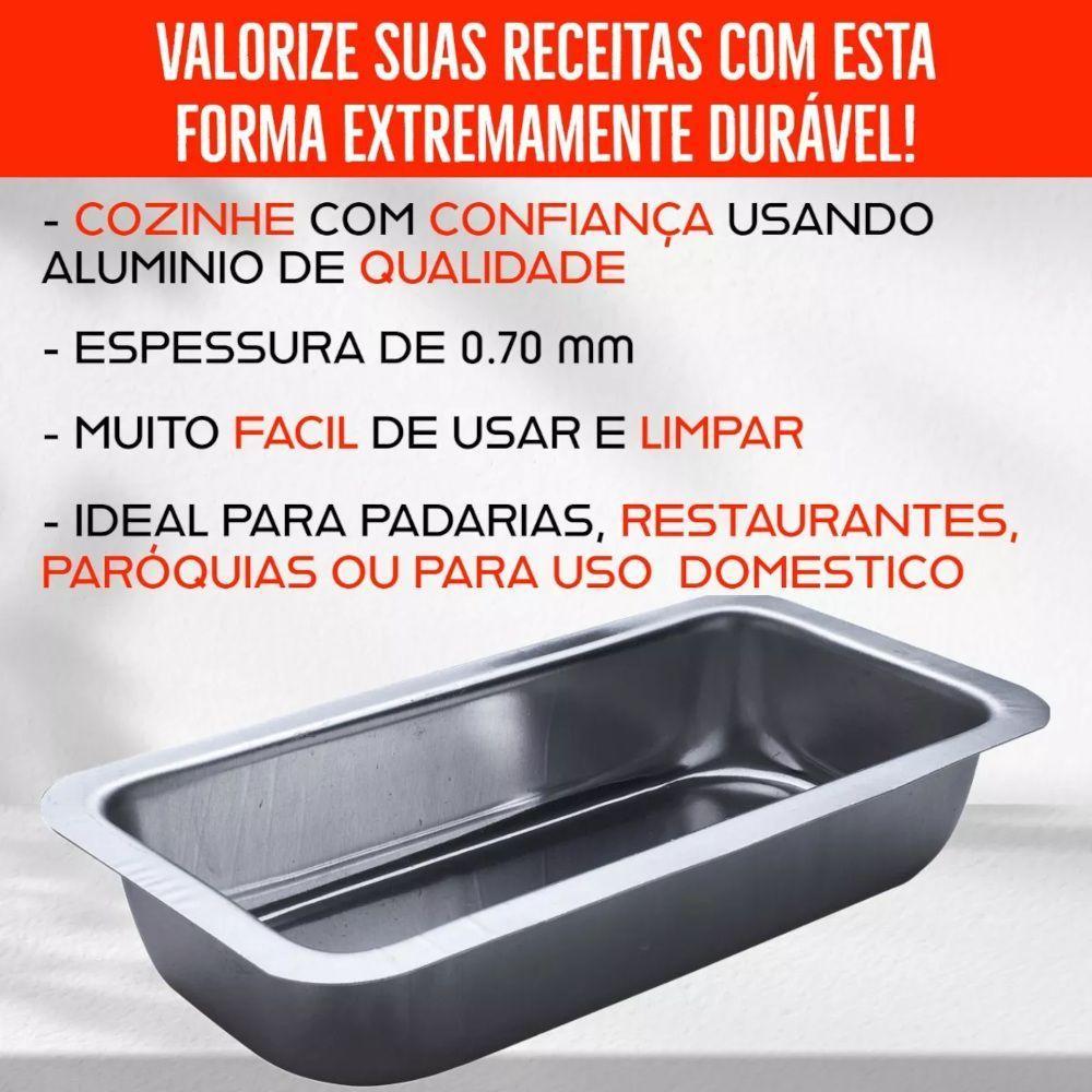 Kit 10 Formas Assadeira Pão Caseiro Gelo E Bolo Inglês N°3 - 2