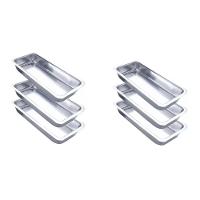 Kit 6 Formas Assadeira Pão Caseiro Gelo E Bolo Inglês N°3 - 1