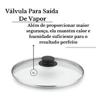 Jogo Tampa De Vidro Para Panelas Caçarolas 16 18 20 22 24 - 3