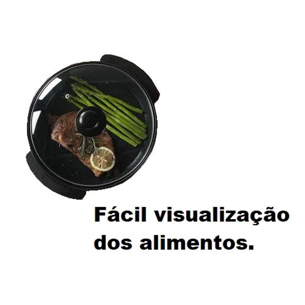 Tampa Avulsa De Vidro Temperado Para Panela Frigideira 22cm - 5