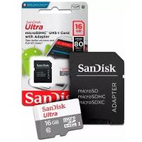 Cartão Micro Sd 16gb Ultra Classe 10 Microsdxc Uhs-i 100mb/s - 1