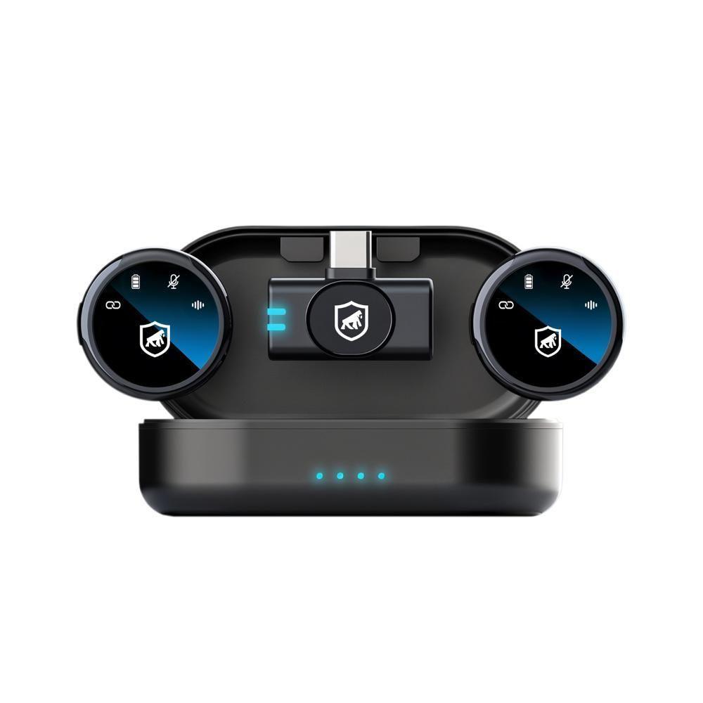 Lapela Magnética Sem Fio Com Redução De Ruído -armor-gshield - 1