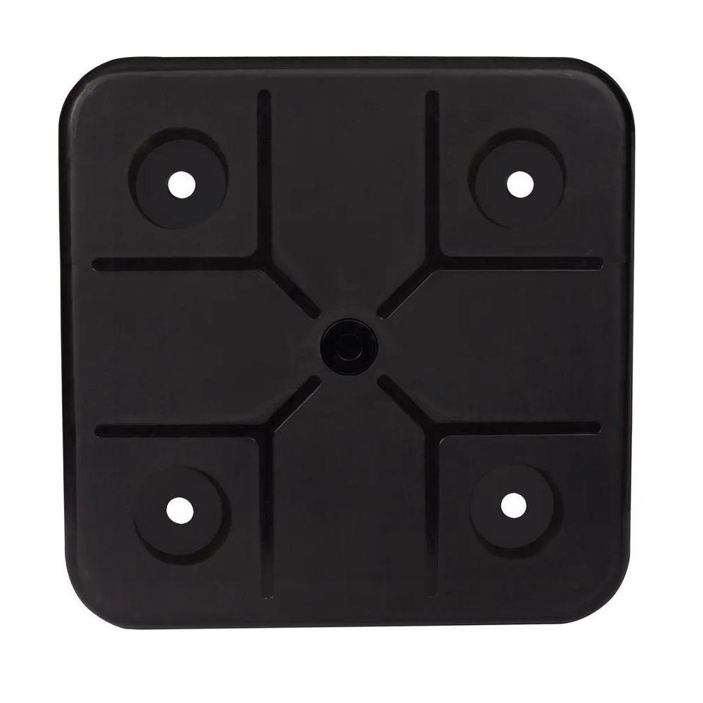 Mesa Plastica De Apoio Com Porta Copos Preta - Mor - 2