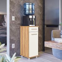 Balcão Multiuso Isis Simples 1 Porta 1 Gaveta Nicioli Freijo Com Off White - 2