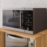 Balcão Multiuso Isis 2 Portas Freijo Com Off White Nicioli Freijo Com Off White