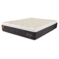 Colchão Queen Brilhante 158x198x30cm Mola Ensacada Prorelax Grafite Com Branco - 1