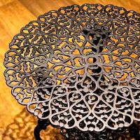 Conjunto De Jardim Modelo Viena Mesa E 4 Cadeiras Piscina Marrom - 3