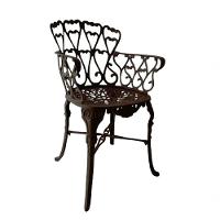 Conjunto De Jardim Modelo Viena Mesa E 4 Cadeiras Piscina Marrom - 5