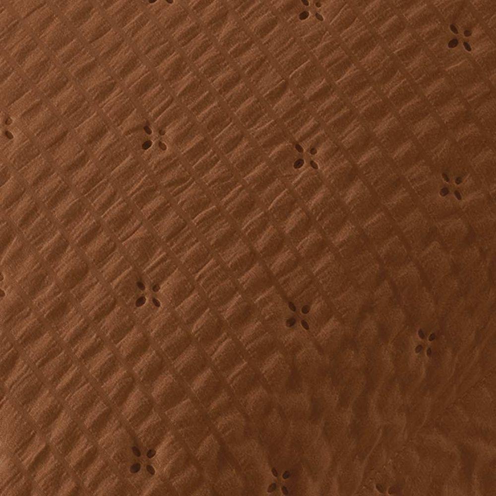 Cobre Leito Queen Lume Dupla Face 3pç 100% Poliéster Marrom - 2