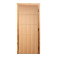 Porta De Giro Frisada P- Verniz 210x80 F03 Caixilho De Porta Medida 16 - 2