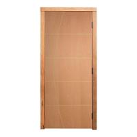 Porta De Giro Frisada P- Verniz 210x80 F01 Caixilho De Porta Medida 14 - 2