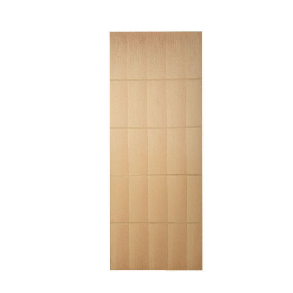 Porta De Giro Frisada P- Verniz 210x80 F03 Caixilho De Porta Medida 14 - 1