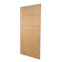 Porta De Giro Frisada P- Verniz 210x80 F04 Caixilho De Porta Medida 10 - 3