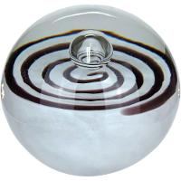 Esfera Decorativa Enfeite Home&co Vidro 8x8x8cm Marrom - 1