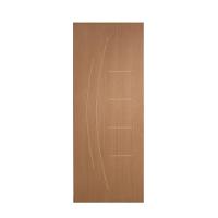 Porta De Giro Frisada P- Verniz 210x80 F08 Smile Caixilho De Porta Medida 14 - 1