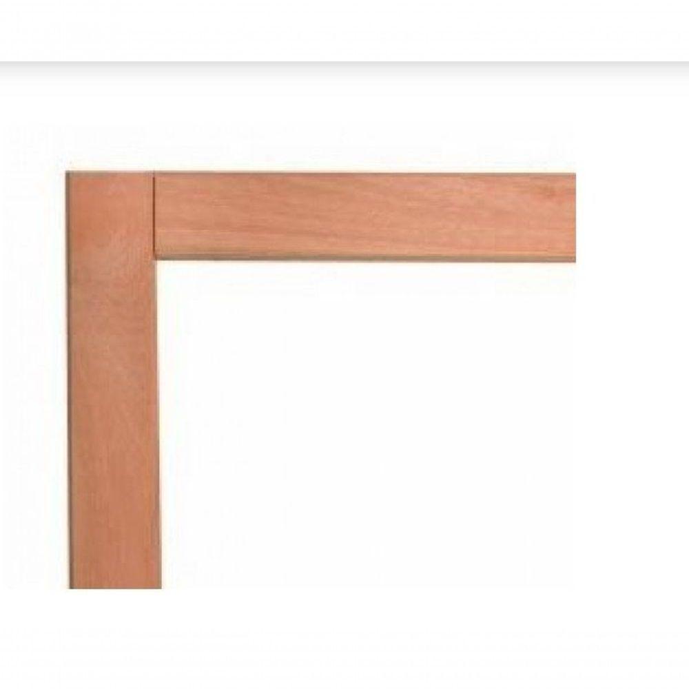 Porta De Giro Frisada P- Verniz 210x80 Fs Duplo Caixilho De Porta Medida 14 - 5