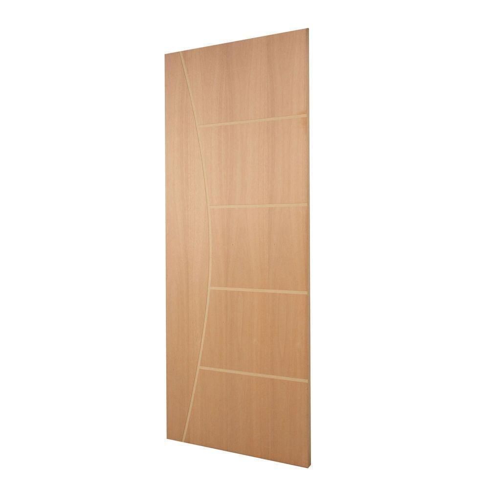 Porta De Giro Frisada P- Verniz 210x80 F10 Caixilho De Porta Medida 10 - 2