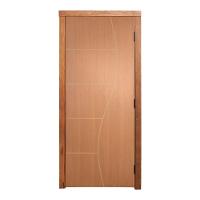 Porta De Giro Frisada P- Verniz 210x80 F07 Caixilho De Porta Medida 14 - 2