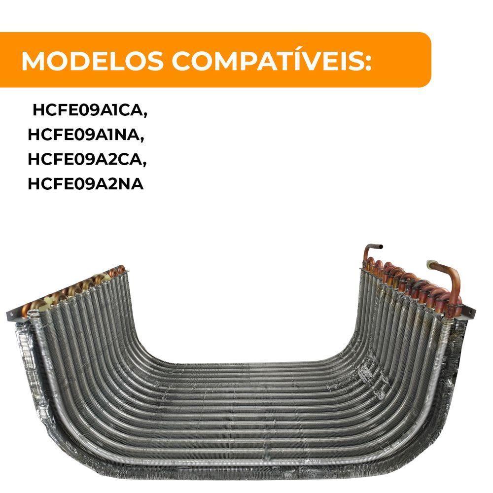 Serpentina De Cobre Condensadora Ar Condicionado Elgin Compact 9.000 Btus Hfce09 único - 9
