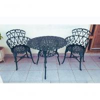 Conjunto Mesa 2 Poltronas Viena Premium Jardim Varanda Sacada Preto - 7