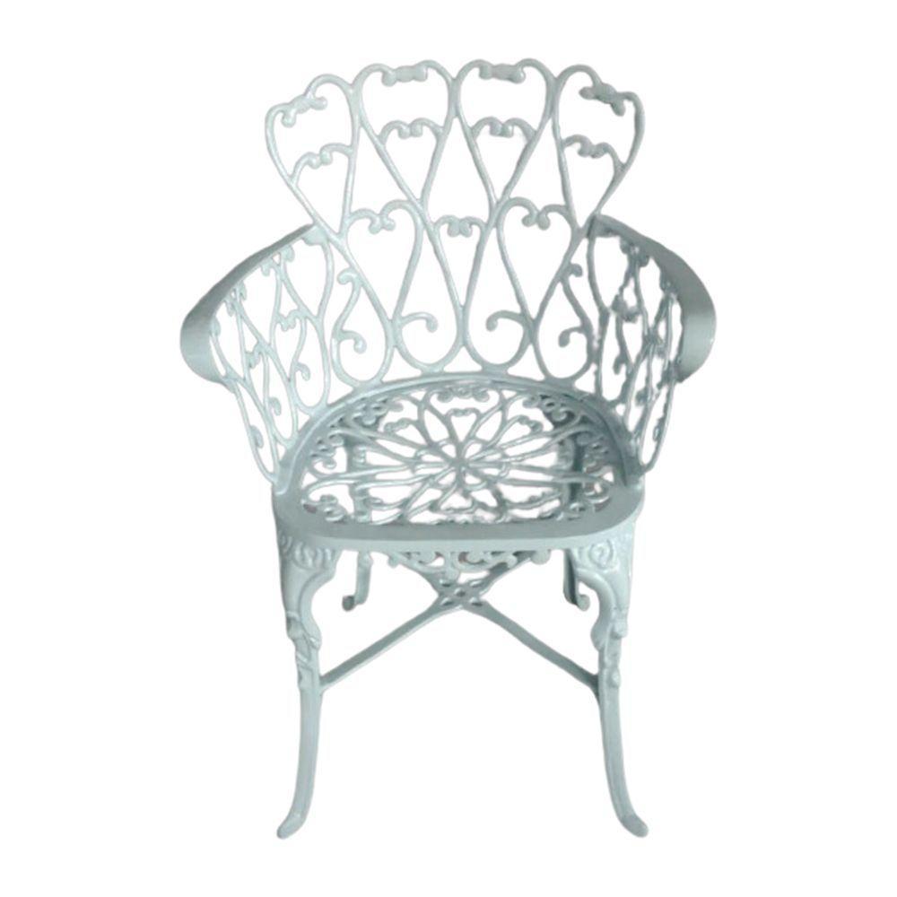 Conjunto Mesa 2 Poltronas Viena Premium Jardim Varanda Sacada Branco - 6