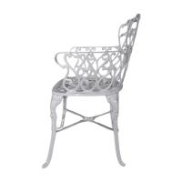 Conjunto Mesa 2 Poltronas Viena Premium Jardim Varanda Sacada Branco - 3