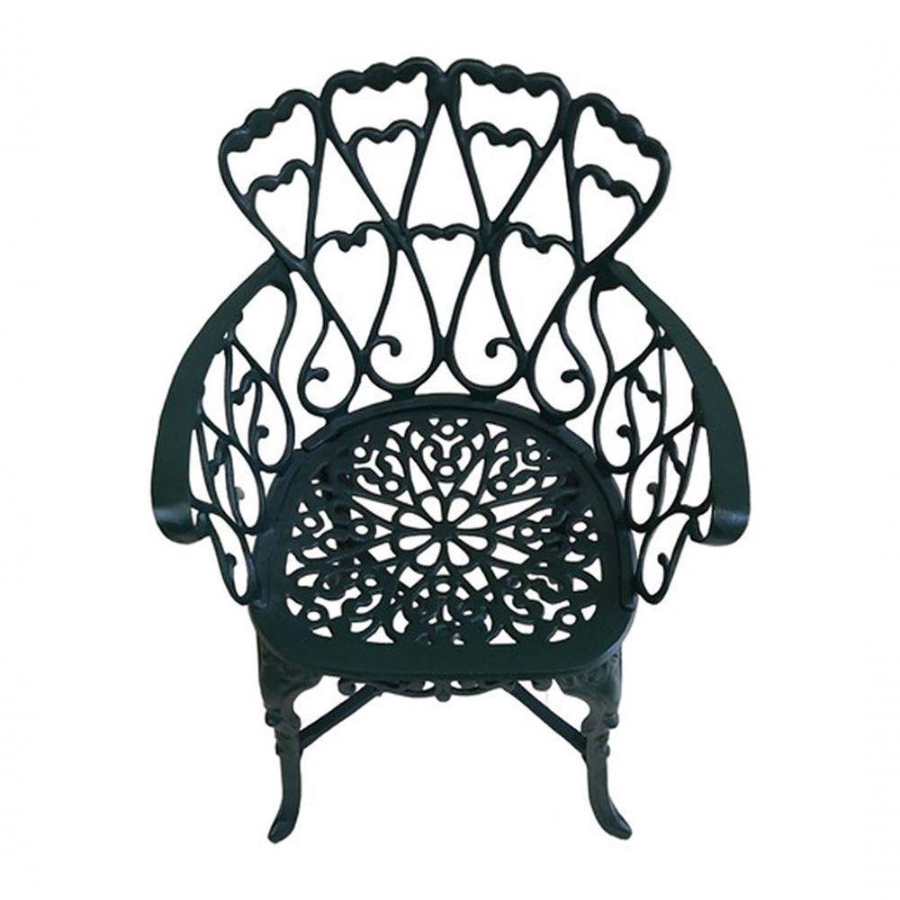 Conjunto Mesa 2 Poltronas Viena Premium Jardim Varanda Sacada Verde - 4