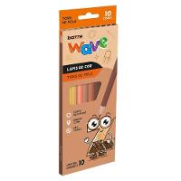 Lápis De Cor Wave Tons De Pele 10 Cores 904669 - 1