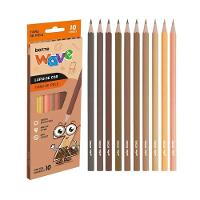 Lápis De Cor Wave Tons De Pele 10 Cores 904669 - 2