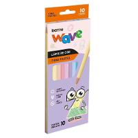 Lápis De Cor Tons Pastel 10 Cores Wave - Bazze 901736 - 1