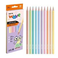 Lápis De Cor Tons Pastel 10 Cores Wave - Bazze 901736 - 3