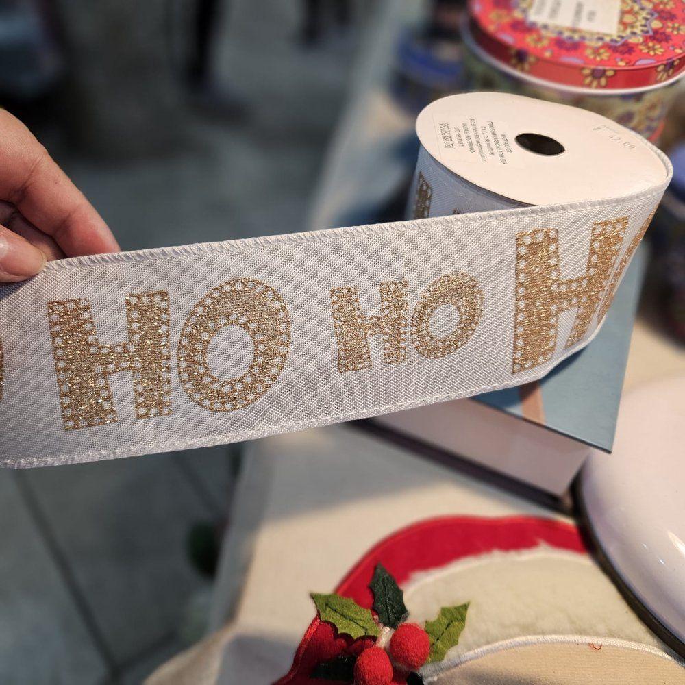 Fita Hohoho Bco/our 6,3cmx9,14m - 2