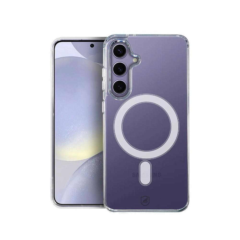 Capa Magsafe Para Samsung Galaxy S24 Fe - Transparente - Gshield - 1