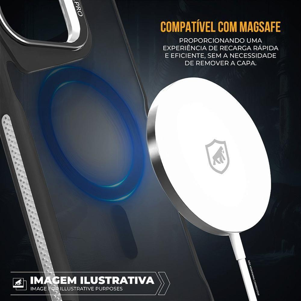 Capa Para Iphone 16 - Magsafe Venom - Preta - Gshield - 3