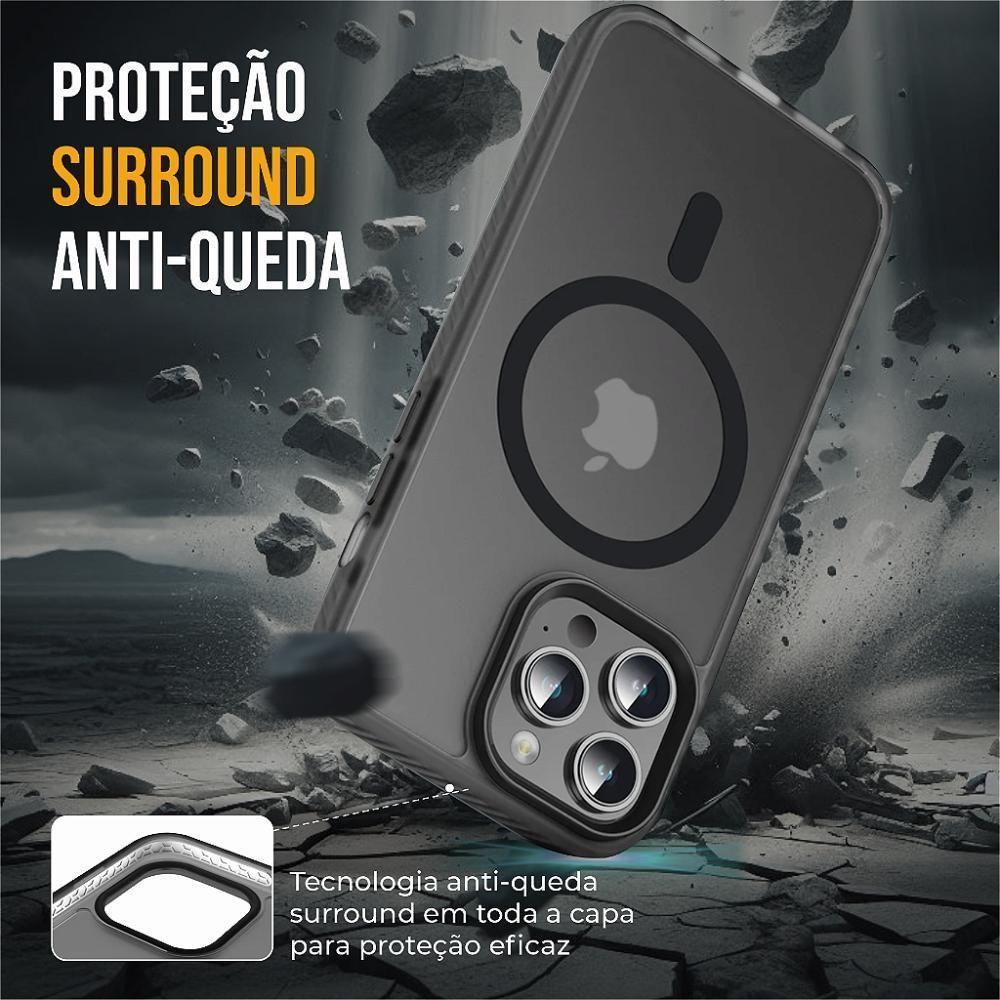 Capa Magsafe Pro Para Iphone 16 - Preta - Gshield - 2