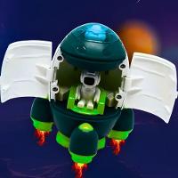 Brinquedo Foguete Espacial Infantil Com Astronauta - 9