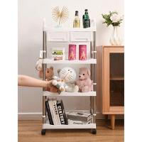 Prateleira Multiuso 4 Andares Com 2 Gavetas Branca