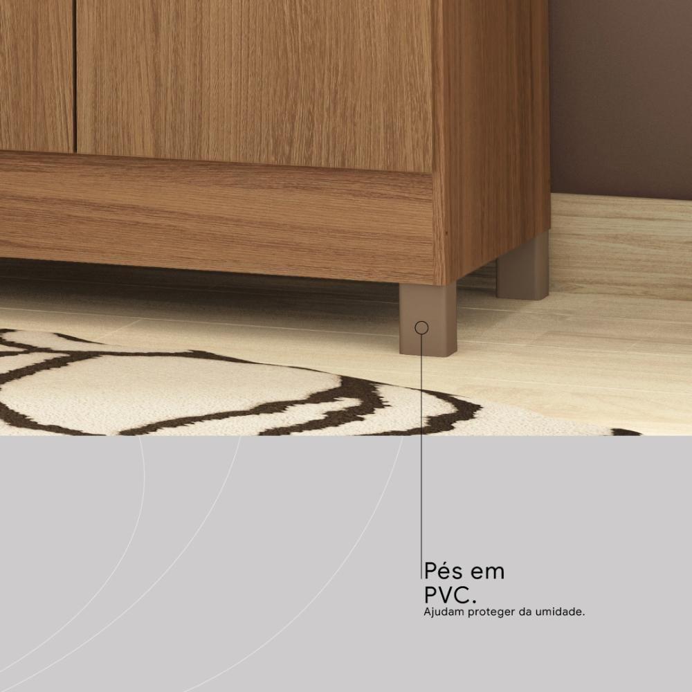 Guarda Roupa Solteiro 6 Portas E 2 Gavetas Utah - Amêndola Touch Amêndola Touch - 7