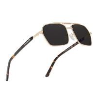 Óculos De Sol Kingseven Polarizados Anti-reflexo Uv400 Design Quadrado Marrom - 1