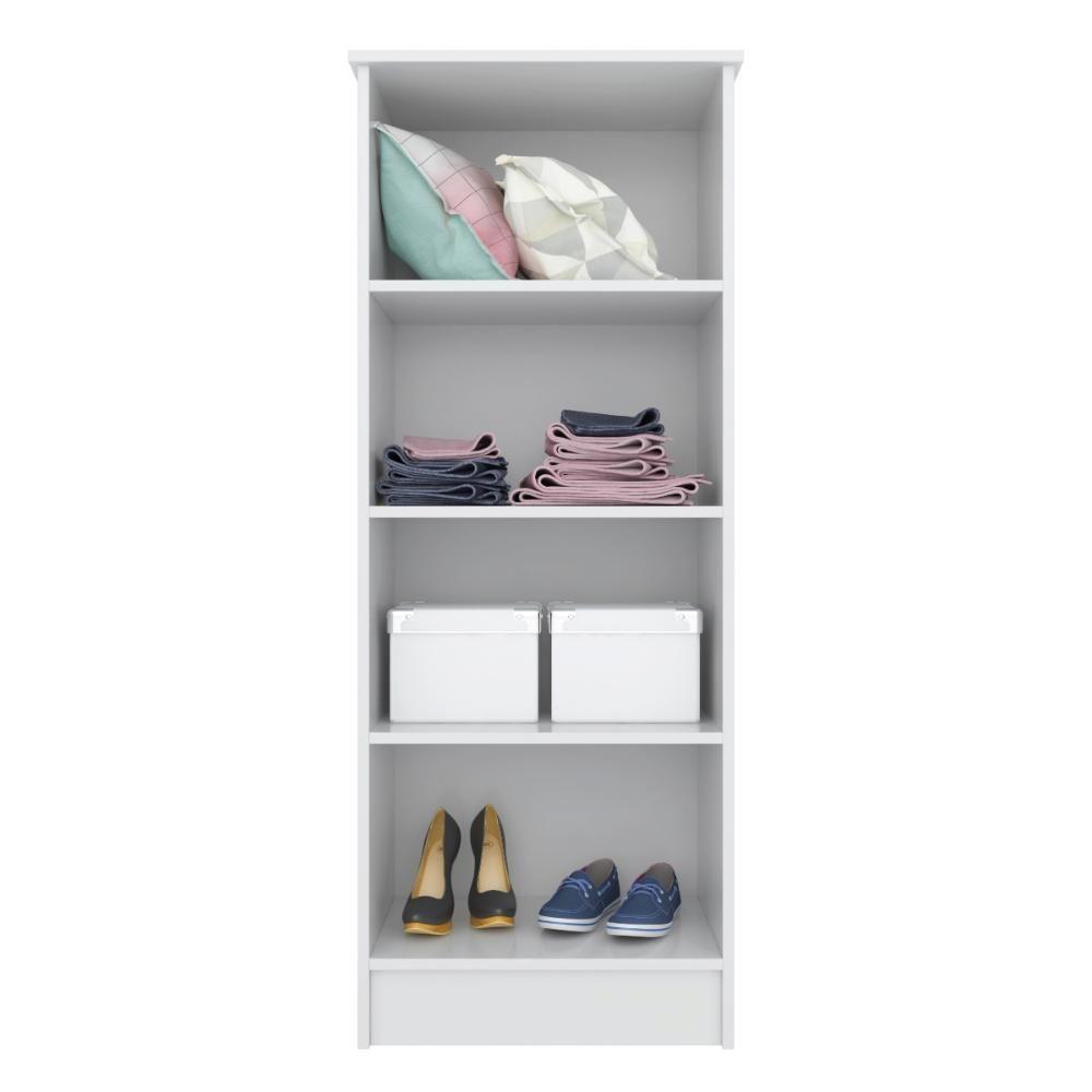 Armário Multiuso Sapateira 2 Portas Boston Branco - 4