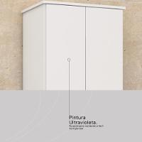 Armário Multiuso Sapateira 2 Portas Boston Branco - 6